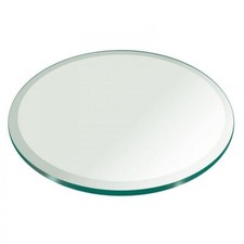 Beveled Edge Rounded-Square Glass Table Top — listing 5