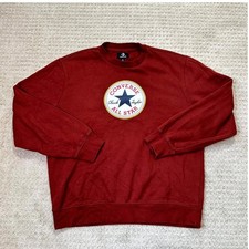 Converse Navy Blue Crewneck Sweatshirt with Baseball Script Logo — listing 2