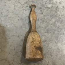 Antique Primitive Wooden Cabbage Stomper / Sauerkraut Masher — listing 5