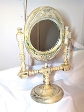 Antique Mahogany Dresser with Mirror, Ball-and-Claw Feet, Serpentine Top Drawers — listing 2