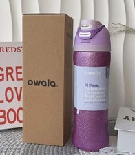 Owala FreeSip Insulated Stainless Steel Water Bottle in Black (Very Very Dark) 24 oz — listing 6
