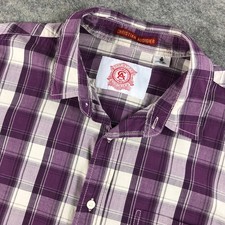 Purple Plaid/Check Pattern Garment with Chinese/Japanese Character Label