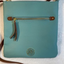 Joy Mangano Green Pebbled Leather Wristlet Pouch — listing 3