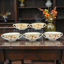 Hall's Superior Quality Kitchenware Autumn Leaf Pattern Bowl — listing 5