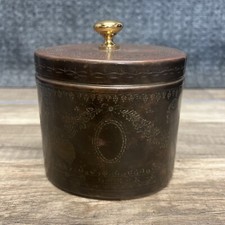 Vintage Brass Domed Covered Serving Dish with Ring Finial — listing 5
