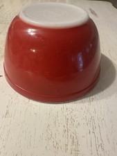 Vintage Pyrex Primary Red Nesting Mixing Bowl (403, 2.5qt) 402 — listing 4