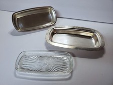 Vintage Pilgrim Silverplate Covered Butter Dish with Glass Insert — listing 2