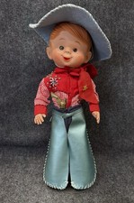 Vintage Old West Cowboy / Prospector Character Doll on Wooden Base — listing 3