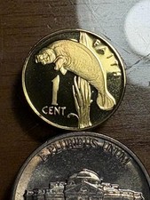 1977 Bank of Guyana Coat of Arms Coin - 'Our People Our Most Precious Asset' — listing 4