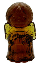 Mosser Glass Amber Praying Angel Figurine — listing 6