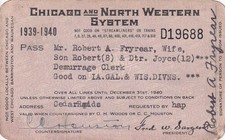 1899 Chicago & North-Western Railway Annual Pass No. 1287 South Dakota — listing 3