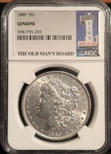 1889 Morgan Silver Dollar (Philadelphia Mint, No Mintmark) — listing 3