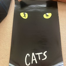 CATS the Musical Framed Poster with Original 1981 New London Theatre Ticket Stub — listing 3