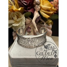 Handwrought Silver Woven Foxtail Mesh Bracelet with Tab-and-Slot Clasp — listing 4