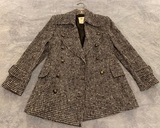 Vertigo Paris Black & White Giraffe Print Double-Breasted Blazer, Size XL — listing 5