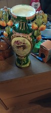 Antique Austrian Hand-Painted Porcelain Portrait Tankard/Pitcher with Victorian Lady Motif — listing 5