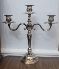 Godinger Silver Plated 3-Light Candelabra 14in — listing 2