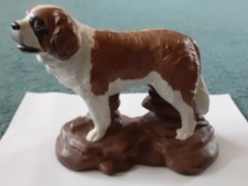 Handmade Ceramic St. Bernard Dog Figurine with Barrel Yes, an impressed stamp or numbers — listing 2
