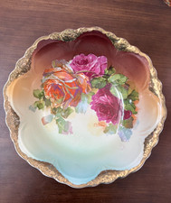 Antique Porcelain Cabbage Rose Transfer Milk Pitcher / Jug Yes - has a printed/stamped mark — listing 2