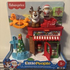 Vintage Fisher-Price Little People Lot with Trains, Figures & Accessories