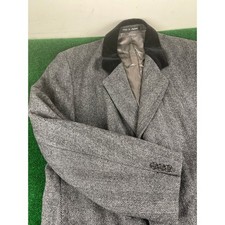 Vintage Tweed Wool Houndstooth Overcoat / Topcoat — listing 5