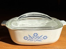 Vintage CorningWare Casserole Dish Lot - Cornflower Blue & Spice of Life (5 pieces) — listing 3