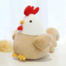 Yellow Chicken/Rooster Plush Toy with Long Black Legs — listing 6