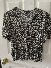 Banana Republic Women's Animal Print Camisole Tank Top, Size S — listing 4