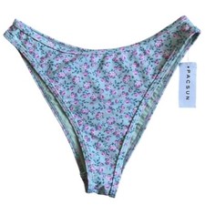 PacSun Men's Daisy Floral Print Swim Trunks with Mesh Liner, Size Medium — listing 3
