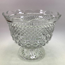 Anchor Hocking Wexford Pattern Pressed Glass Bowl — listing 4