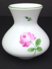Augarten Wien Porcelain Ginger Jar Vase in Green 'Wiener Rose' / Maria Theresia Floral Pattern — listing 5