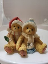 Cherished Teddies 'Jamie and Ashley - I'm All Wrapped Up In Your Love' Christmas Bear Figurine #141224, 1996 — listing 2