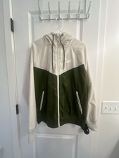 Nike Running Volt/Grey Hooded Windrunner Jacket, Men's Large — listing 6