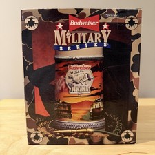 Budweiser Military Series 'Salutes The Army' Ceramic Beer Stein (1993)