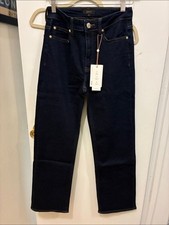 Quince Women's Dark Wash Stretch Denim Jeans, Size XL — listing 5