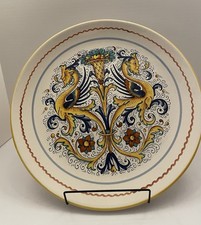 Deruta Raffaellesco Hand-Painted Italian Majolica Plate with Dragon Motif — listing 2
