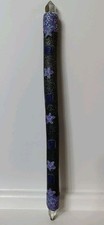 Handmade Polymer Clay Fantasy Wizard Pen with Bearded Face and Cabochon Stone — listing 6