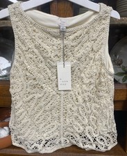 A New Day Women's White Crochet Lace Halter Neck Sleeveless Dress, Size XXL — listing 3