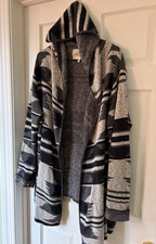 RACHEL Rachel Roy Women's Colorblock Hooded Knit Sweater, Size 1X — listing 3