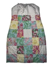 Lilly Pulitzer Patchwork Floral Print High-Waist Shorts, Size 14 — listing 4