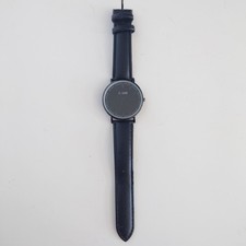 Unbranded Black Quartz Watch with Leather Strap — listing 2