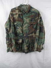 US Military M81 Woodland Camouflage BDU Coat (Hot Weather, Short Sleeve Modified) - Large Regular — listing 6