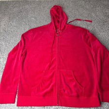 Women's Red Velour Two-Piece Lounge Set (Long-Sleeve Top & Pants) — listing 5