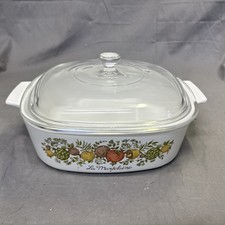 Vintage CorningWare Spice of Life A-10-B 2 Quart Casserole Dishes (La Marjolaine & Le Romarin) — listing 5