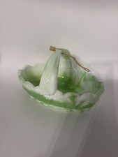 Westmoreland Paneled Grape Milk Glass Set - Pitcher, Gravy Boat with Underplate, and Footed Compote — listing 3