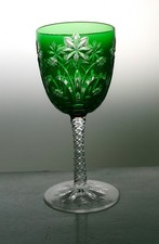 American Brilliant Period Cut Glass Tankard Pitcher with Hobstar and Fan Motif — listing 5