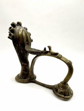 Antique Cast Brass Temple Bell with Ring-Style Suspension Loop — listing 5