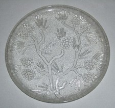 Clear Glass Salad or Luncheon Plate with Wide Rim — listing 5
