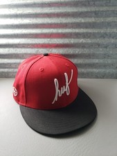 HUF x New Era 59FIFTY Fitted Cap, Gray/Red, Size 7 3/4 — listing 5