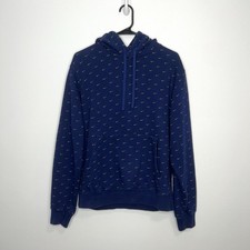 Dark Navy Pullover Hoodie with Kangaroo Pocket, Unbranded — listing 6